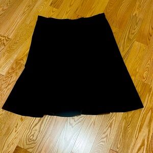 Chocolate brown tulip shaped skirt. Great condition.  Zipper back.